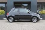 Fiat 500 1.2 Lounge Pano-Airco-Cruise (bj 2019), Gebruikt, 4 cilinders, 840 kg, Zwart