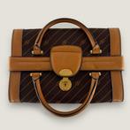 Gucci koffer tas vintage, Ophalen of Verzenden, Gebruikt, Bruin, Handtas