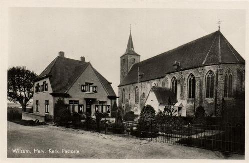 Wilsum, Herv. Kerk Pastorie - niet gelopen, Verzamelen, Ansichtkaarten | Nederland, Ongelopen, Overijssel, 1920 tot 1940, Ophalen of Verzenden