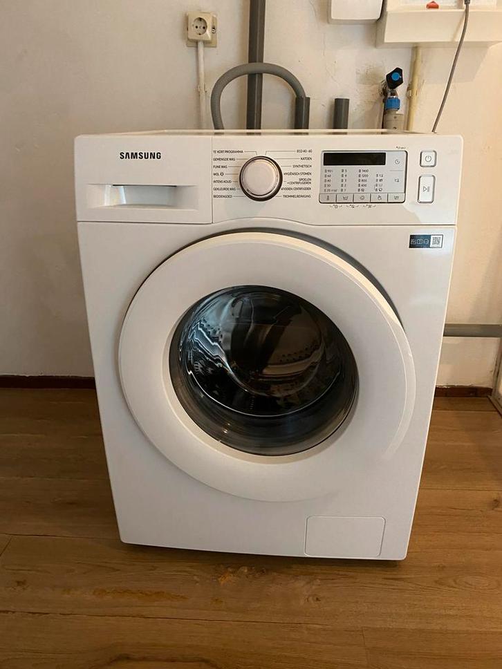 Samsung EcoBubble Wasmachine, Witgoed en Apparatuur, Wasmachines, Gebruikt, Voorlader, 6 tot 8 kg, 85 tot 90 cm, 1200 tot 1600 toeren