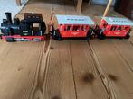 Vintage elektrisch trein set Playmobil 4003 + vele extra's, Ophalen, Zo goed als nieuw, Complete set