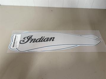 Sticker - Tank decals voor Indian Scout. Zilver met zwart/wi beschikbaar voor biedingen