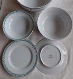 Arzberg Germany witte borden schalen groene blauwe rand, Huis en Inrichting, Keuken | Servies, Ophalen of Verzenden, Overige stijlen