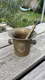 Bronzen apothekersvijzel met stamper, Ophalen of Verzenden, Brons