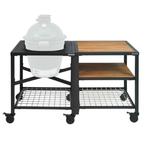 Big Green Egg modulair tafelsysteem large, Ophalen, Zo goed als nieuw, Houtskool