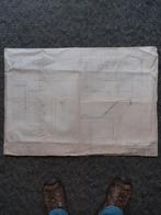 Bouwtekeningen Koningshuis "Huis Ten Bosch " uit 1953 .3x, Ophalen of Verzenden, Gebruikt