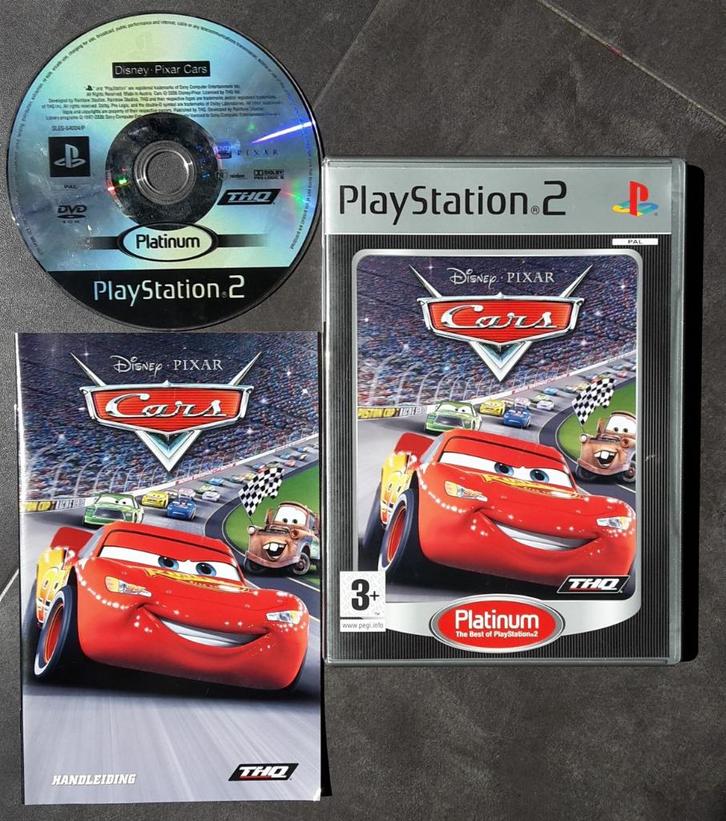PS2 - Cars - PlayStation 2 Disney Pixar, Spelcomputers en Games, Games | Sony PlayStation 2, Zo goed als nieuw, Racen en Vliegen