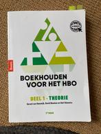 Boekhouden voor het hbo deel 1. Theorieboek, Gerard van Heeswijk, Ophalen of Verzenden, Zo goed als nieuw, Nederlands
