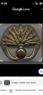 Gezocht oud grenadiers baret embleem, Verzamelen, Ophalen of Verzenden, Landmacht, Nederland, Embleem of Badge