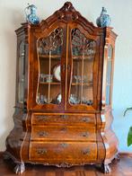 Mooi houten vitrine buikkast, Ophalen of Verzenden