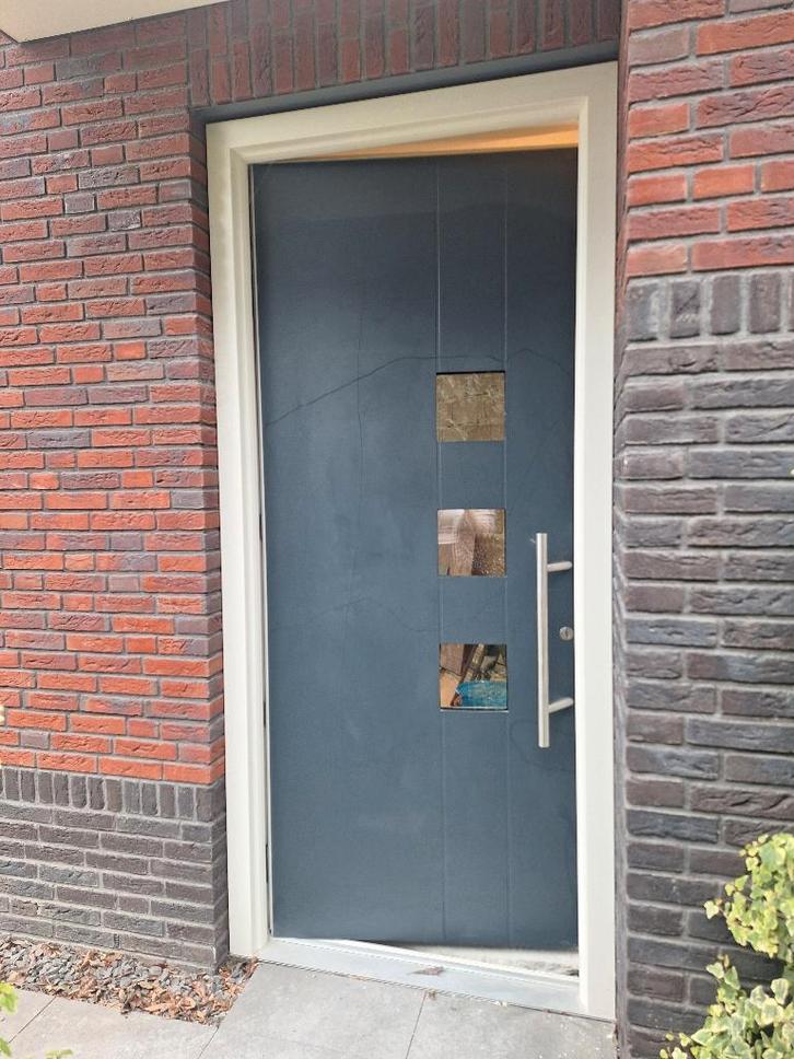 Voordeur, Doe-het-zelf en Verbouw, Deuren en Horren, Gebruikt, Buitendeur, 215 cm of meer, 100 tot 120 cm, Kunststof, Ophalen