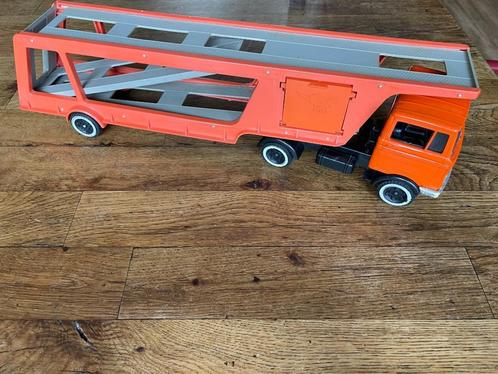 Mercedes autotransporter, Hobby en Vrije tijd, Modelauto's | Overige schalen, Zo goed als nieuw, Bus of Vrachtwagen, Ophalen of Verzenden
