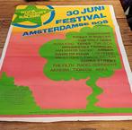 Vintage affiche 1979 Amsterdamse Bos Rock against Rasism, Ophalen of Verzenden