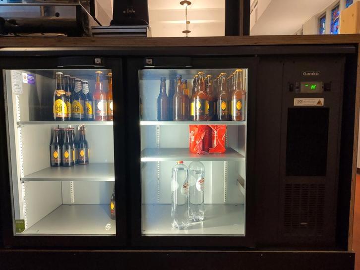 Gamko koelkast koeling flessenkoeler E3/22GMU8 tweedeurs, Witgoed en Apparatuur, Koelkasten en IJskasten, Zo goed als nieuw, Zonder vriesvak