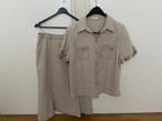 Prachtig half linnen rok met blouse Bonita maat XL, Beige, Maat 46/48 (XL) of groter, Bonita, Ophalen of Verzenden