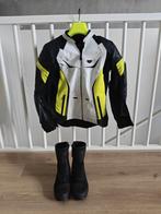 Ledere motorjas Macna maat L, Motoren, Dames, Jas | leer, Ophalen of Verzenden, Tweedehands