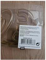 4 stuks goud metalen hangletters h3, Huis en Inrichting, Woonaccessoires | Tekstborden en Spreuken, Evora, Onbekend, Nieuw, Ophalen of Verzenden