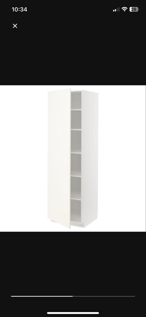 IKEA METOD Hoge Kast / Tall cabinet - new and unassembled, Huis en Inrichting, Kasten | Kledingkasten, Nieuw, 200 cm of meer, 50 tot 100 cm