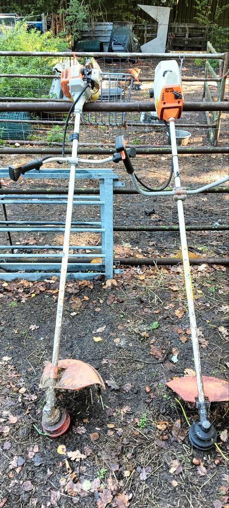 2 bosmaaiers: ( loop / sloop of export), Tuin en Terras, Bosmaaiers, Gebruikt, Benzine, Ophalen