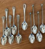 Lotje 10 theelepeltjes 5x klassiek 4xDE model 1x klassiek, Huis en Inrichting, Ophalen of Verzenden, Gebruikt, Zilver, Los bestek