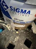 Sigma Siloxan Matt - 10L Verf, Gebruikt, 5 tot 10 liter, Wit, Ophalen of Verzenden