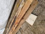4 balken  van  4 meter lang  17 cm hoog  en  7 cm dik, Doe-het-zelf en Verbouw, Hout en Planken, Ophalen, Zo goed als nieuw, Balk