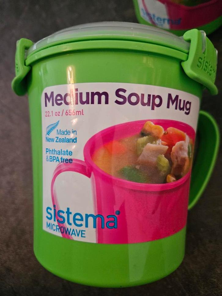 Sistema soep mok plastic 9 totaal, Huis en Inrichting, Keuken | Keukenbenodigdheden, Ophalen