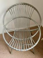 Rieten Bamboe stoeltje zilver, Ophalen, Gebruikt, Stoel(en)