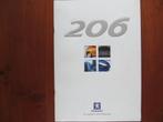 Peugeot 206 (sept. 1999), Boeken, Ophalen of Verzenden, Nieuw, Peugeot