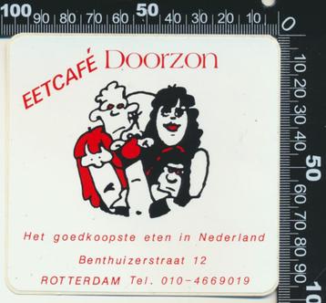 Sticker: Eetcafe Doorzon - Rotterdam beschikbaar voor biedingen
