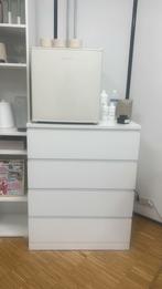 Ikea MALM ladekast wit, Ophalen, 50 tot 100 cm, Zo goed als nieuw, 3 of 4 laden
