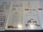 Aangeboden verzameling 1/87 model auto folders brochures, Ophalen of Verzenden, Zo goed als nieuw, Bus of Vrachtwagen, Wiking