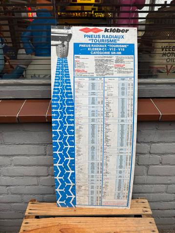 Vintage Kleber Banden Reclame Poster - 1982 beschikbaar voor biedingen