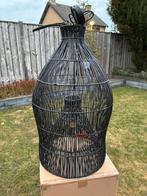 Riviera Maison Hanglamp - Rustic Rattan Fishing Basket, Huis en Inrichting, Ophalen of Verzenden, Zo goed als nieuw