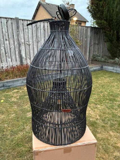 Riviera Maison Hanglamp - Rustic Rattan Fishing Basket, Huis en Inrichting, Lampen | Plafondlampen, Zo goed als nieuw, Ophalen of Verzenden