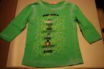 Muy Malo shirt / longsleve maat 116 (groen), Gebruikt, Meisje, Ophalen of Verzenden, Shirt of Longsleeve