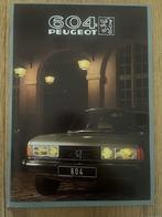 Peugeot 604 autofolders brochures diverse partij, Ophalen of Verzenden, Gelezen, Peugeot