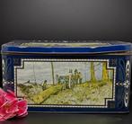 Groot boerderij blik met paarden en koeien - SL5, Verzamelen, Blikken, Verzenden, Gebruikt, Overige, Overige merken