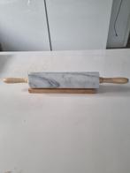 Marmeren Deegroller met Houten Standaard, Ophalen of Verzenden, Zo goed als nieuw