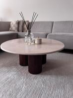 Ronde marmer salontafel Eleonora Xavi 90cm in diameter, 50 tot 100 cm, 100 tot 150 cm, Rond, Ophalen of Verzenden