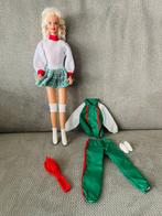 Vintage schaats Barbie Pop met Kleding & Accessoires, Ophalen of Verzenden, Gebruikt, Barbie