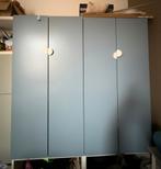 2 kledingkasten Platsa te koop wit/blauw, Huis en Inrichting, Kasten | Kledingkasten, Ophalen, 50 tot 100 cm, Zo goed als nieuw