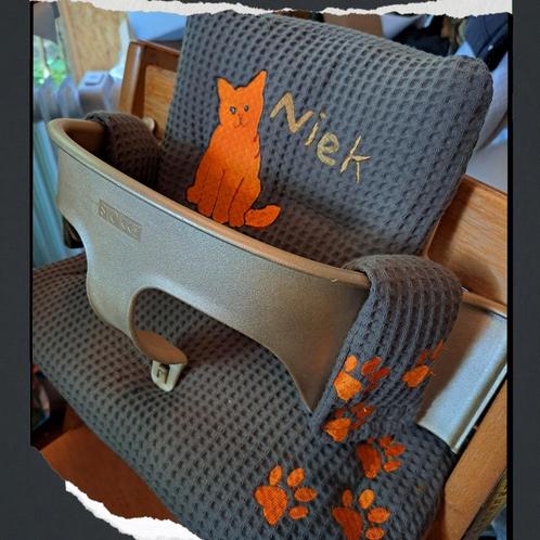 Kinderstoel kussens met naam of afbeelding naar wens, Kinderen en Baby's, Kinderstoelen, Nieuw, Ophalen of Verzenden