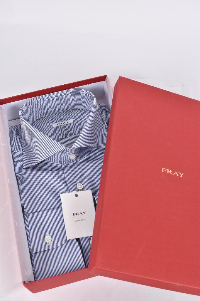 Nieuw shirt overhemd van FRAY katoen maat 40, Kleding | Heren, Overhemden, Nieuw, Halswijdte 39/40 (M), Blauw, Ophalen of Verzenden