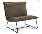 Moderne grijze Fauteuil / stoel / 2 zitter, Huis en Inrichting, Ophalen of Verzenden, Zo goed als nieuw, Grijs, Eén
