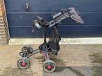 Bagboy golf trolley 4 wielen met accessoires, Ophalen, Zo goed als nieuw, Golfkar, Overige merken