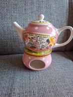 Blond Amsterdam Theepot met Theelicht, Ophalen, Zo goed als nieuw