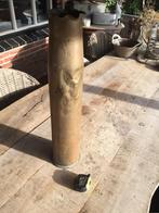 Antieke Munitiehuls met Gravure huls, Ophalen of Verzenden, Koper