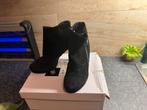 Mooie stoere nette enkellaarsjes hakken, Kleding | Dames, Schoenen, Ophalen of Verzenden, Zo goed als nieuw, Zwart