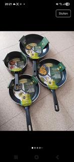 4 pannen Greenpan, Nieuw, Pannenset, Ophalen of Verzenden, Rvs